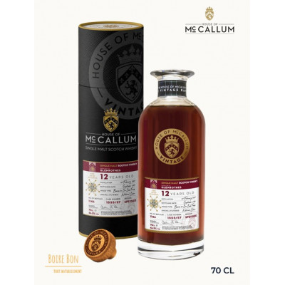House of McCallum, Glenrothes, 12 ans, 46,5%, Whisky, Ecosse